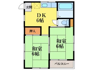 上の山ビルの物件間取画像